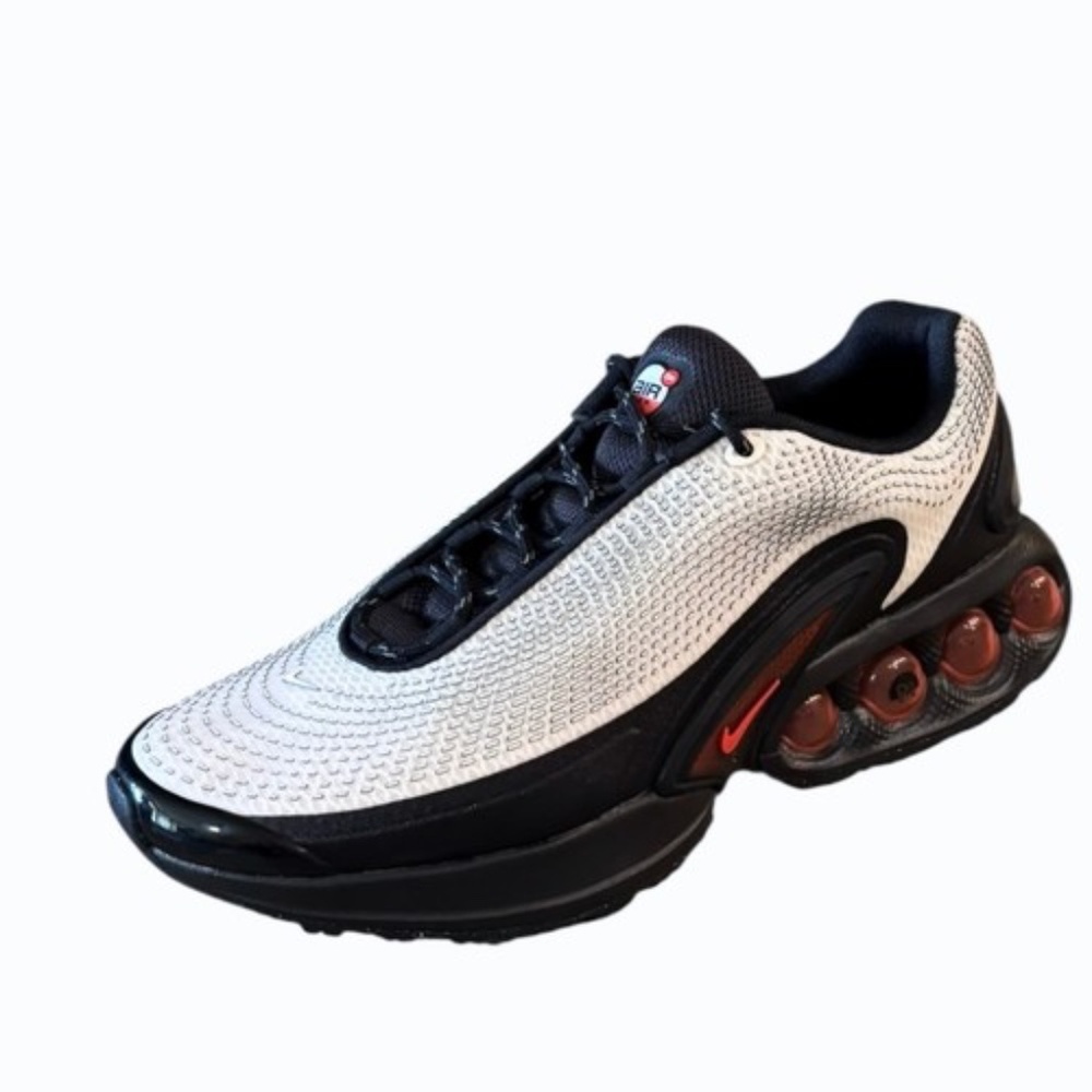 Nike Air Max DN Womens Shoes Size 10‎ Pale Ivory White Bright Crimson